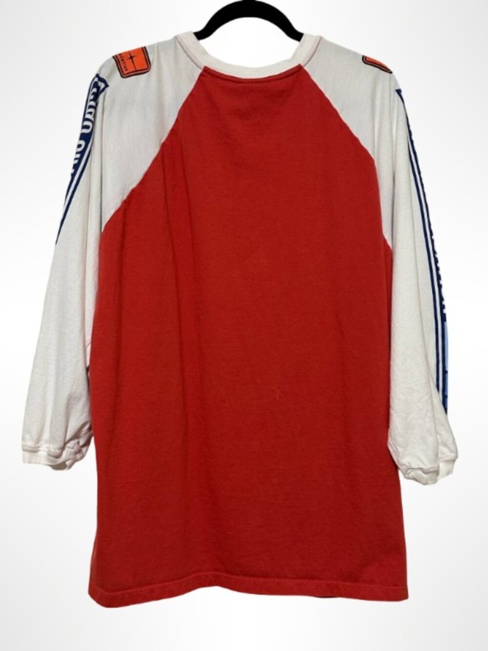 FREE PEOPLE x CIAO CIAO VACATION Speed Racer Long Sleeve Tee Red White XS NWT - Picture 7 of 16